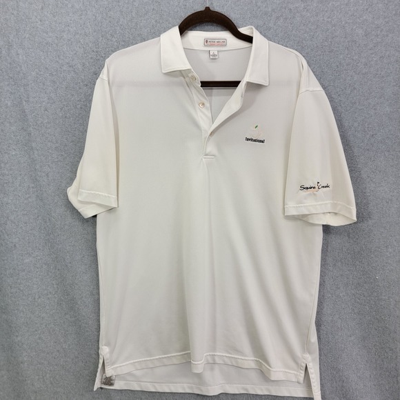 Peter Millar Other - PETER MILLAR SUMMER COMFORT Mens LARGE POLO GOLF SHIRT invitational squire creek